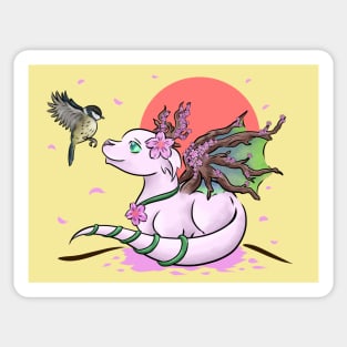 Japanese Spring Dragon | Cute Dragon Sticker